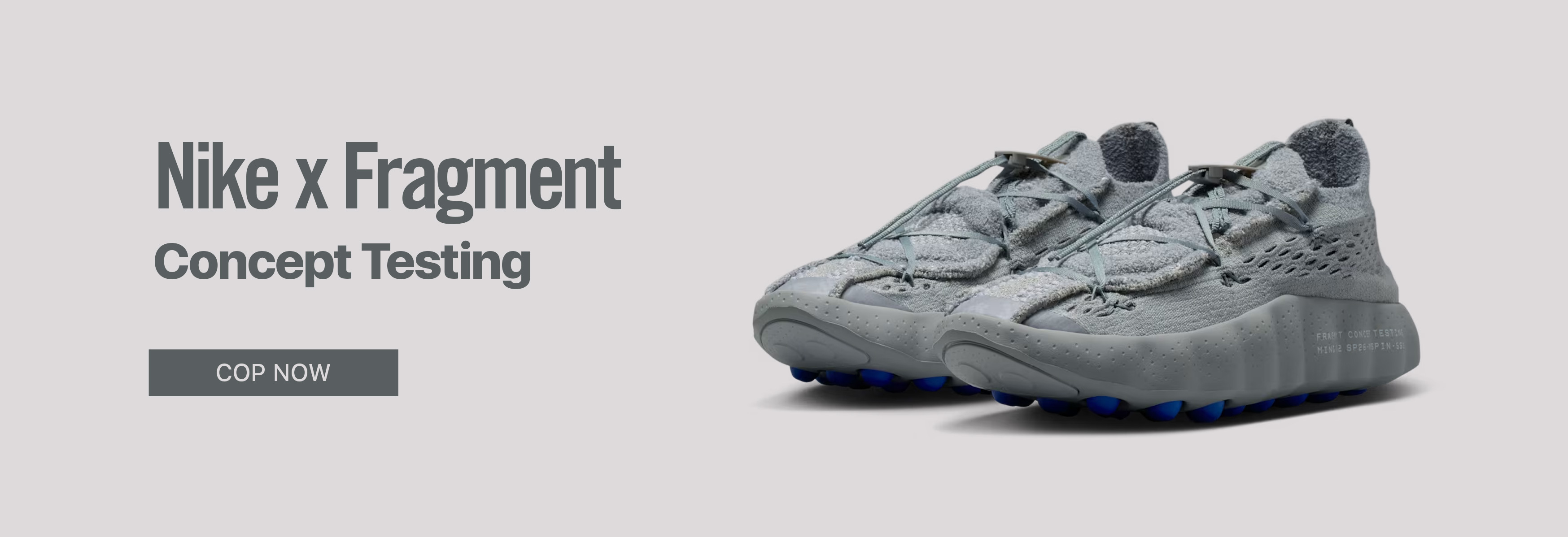 Nike x fragment design Mind 002 Flyknit 'Particle Grey' (2026)