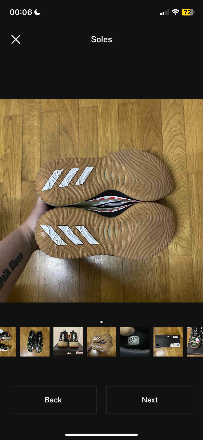 Adidas x Bape Dame IV 4 'Green Camo' (2018) photo 5