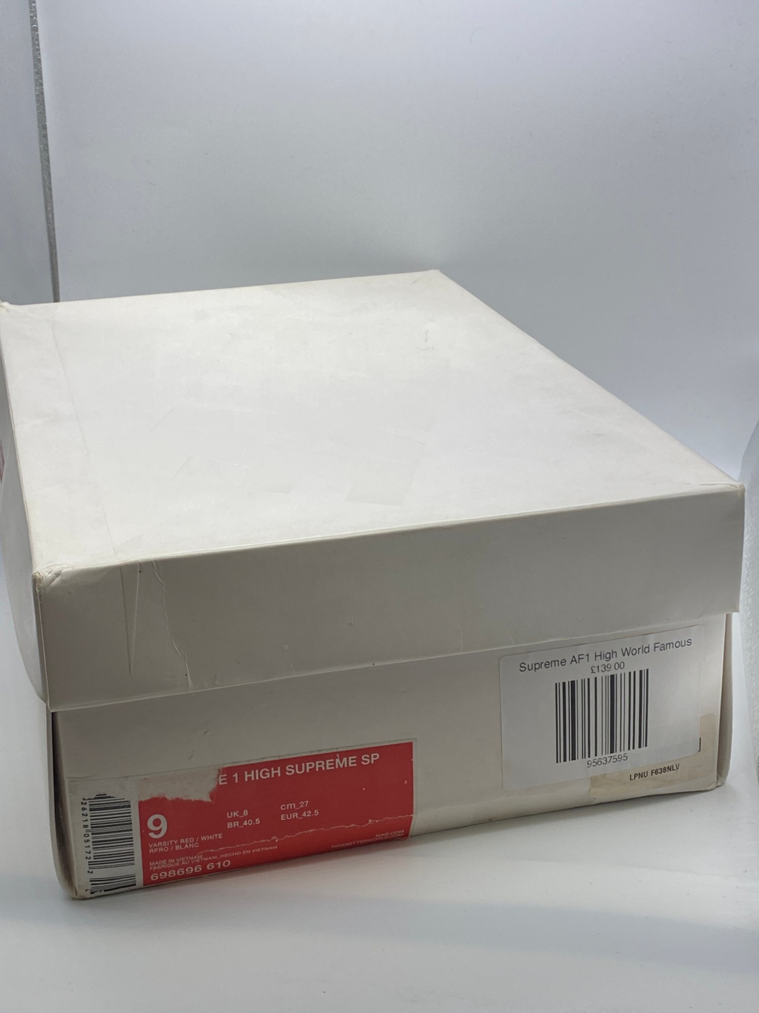 Nike Air Force 1 High Supreme World Famous Red photo 7