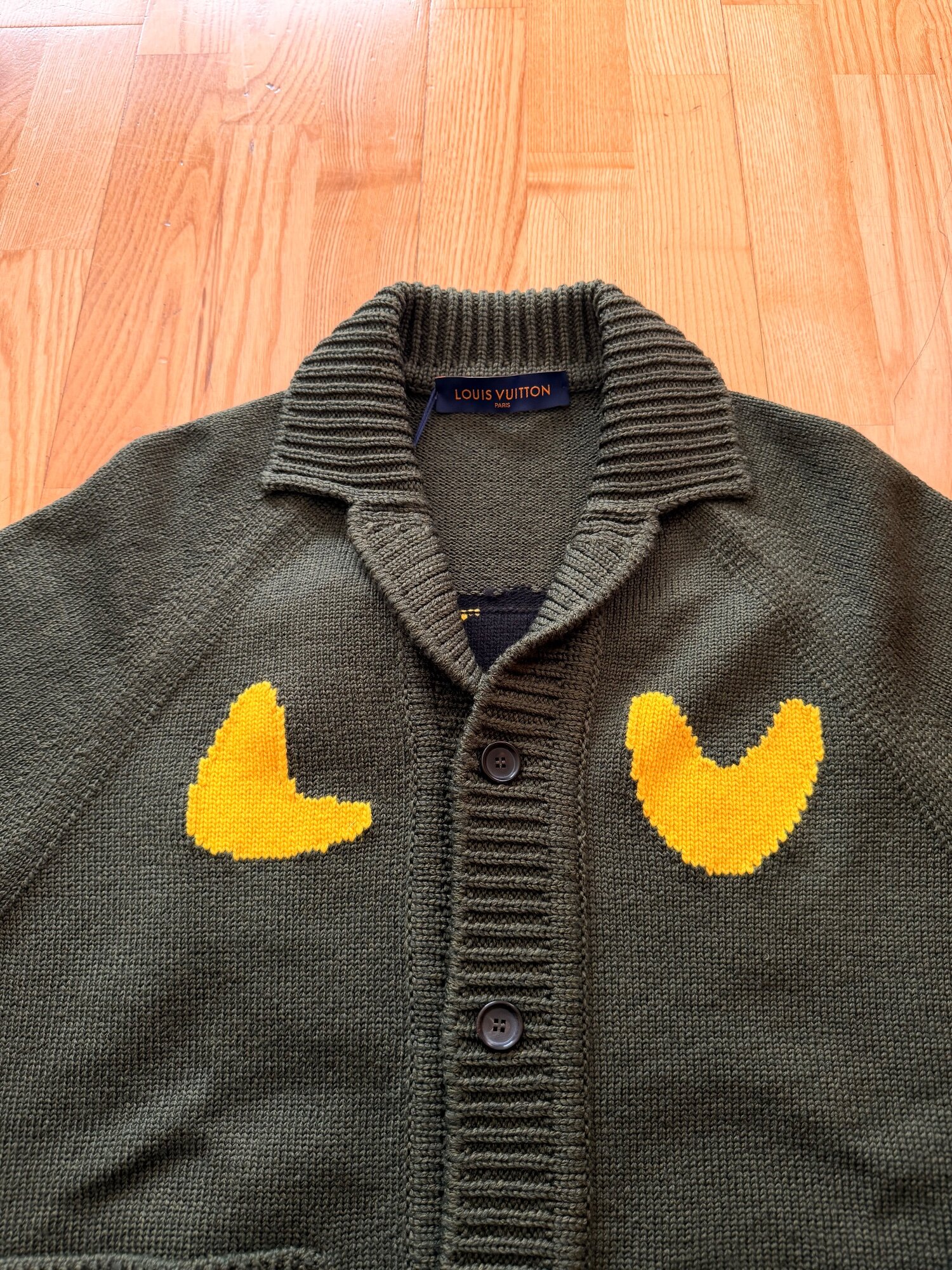 Louis Vuitton LV x NIGO Tiger Intarsia Cardigan photo 2