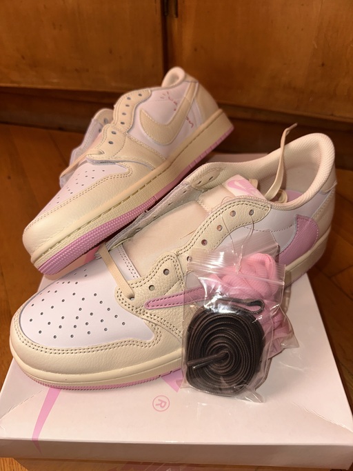 Air Jordan x Travis Scott 1 Low OG 'Muslin Shy Pink' (2026)
