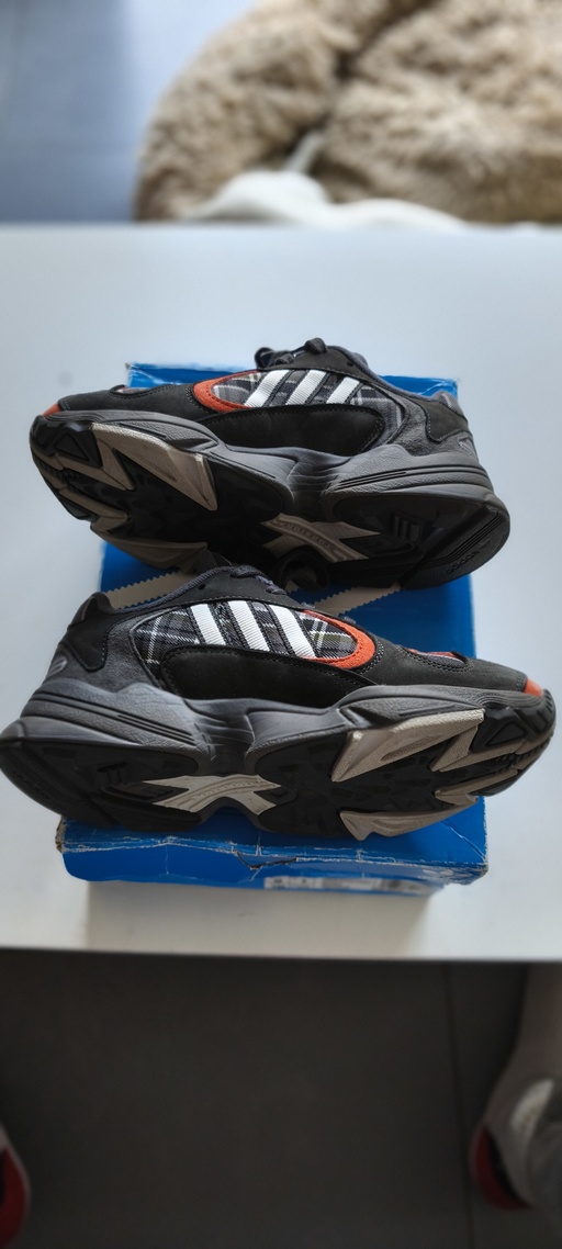 Adidas Yung-1 Tartan Black Orange
