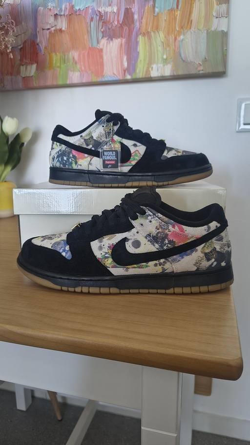 Nike SB x Supreme Dunk Low 'Rammellzee' (2023)
