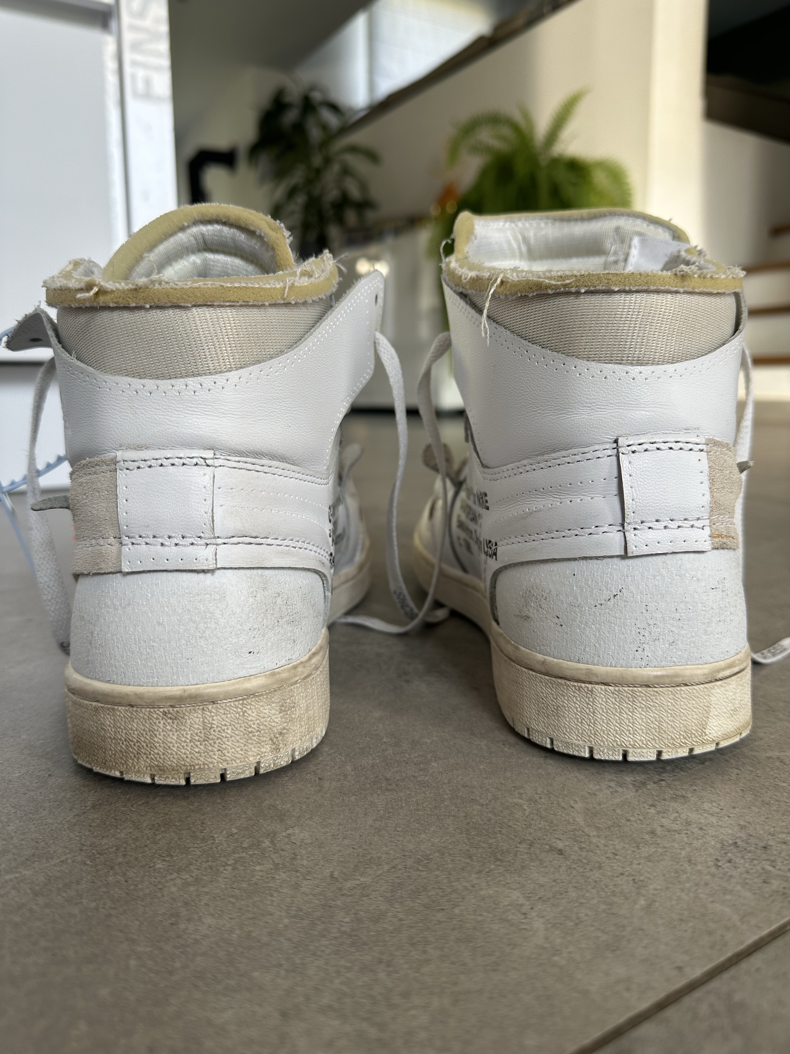 Air Jordan x Off-White 1 Retro High White (2018) photo 4