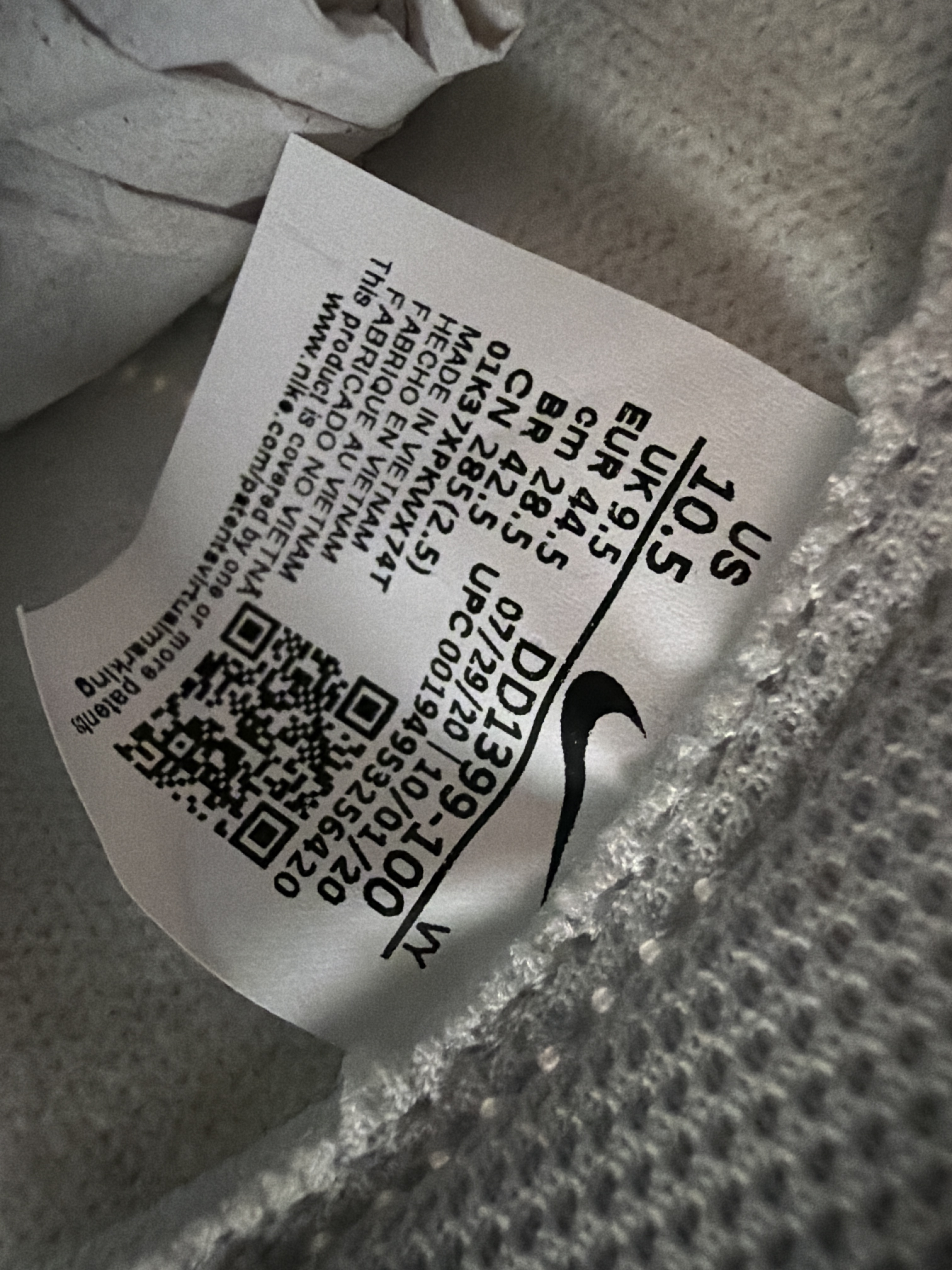 Nike Dunk High 'White Vast Grey' (2021) photo 6