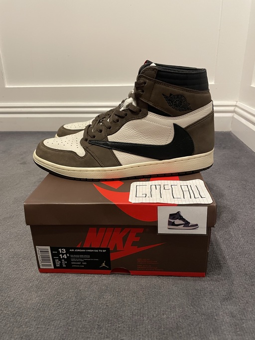 Air Jordan x Travis Scott 1 Retro High 'Mocha' (2019)