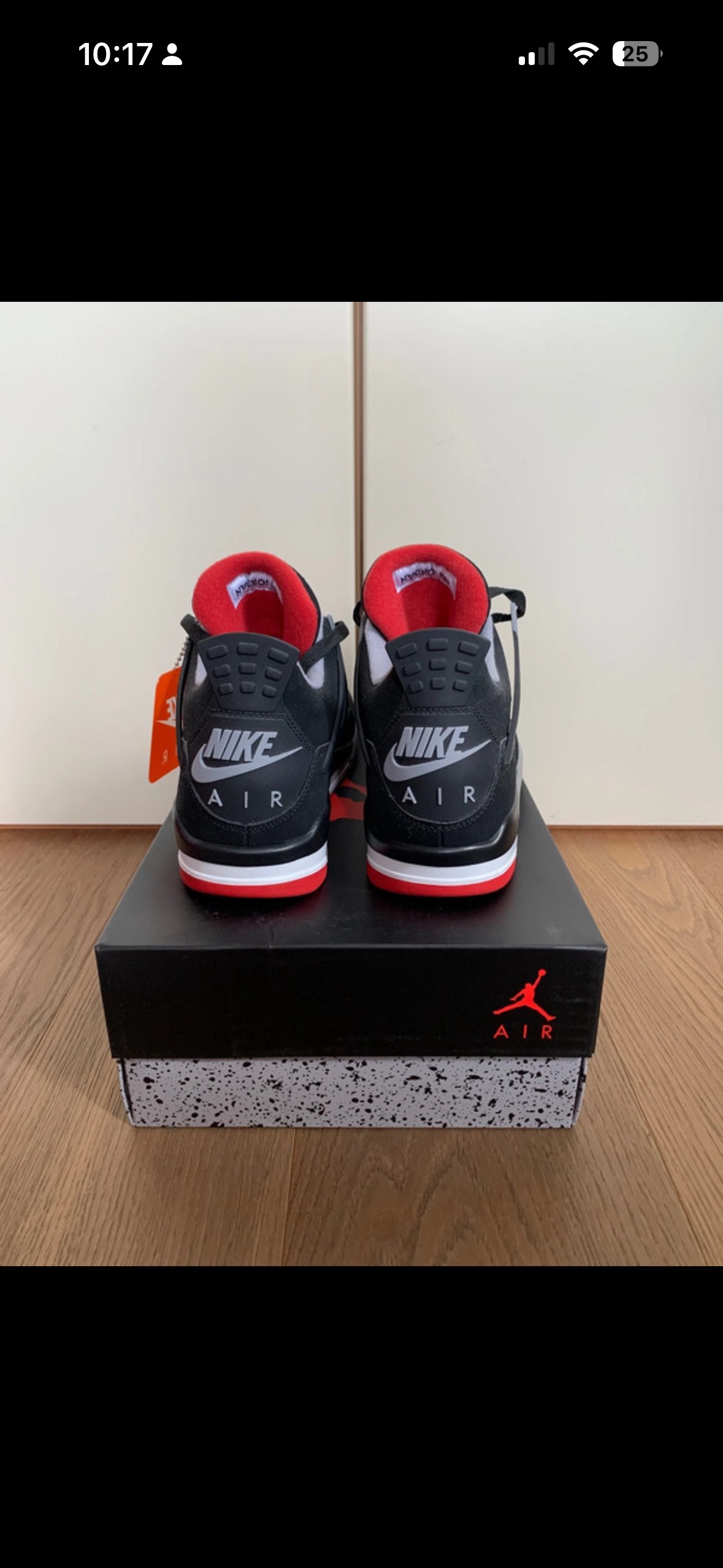 Air Jordan 4 Retro 'Bred' (2019) photo 3