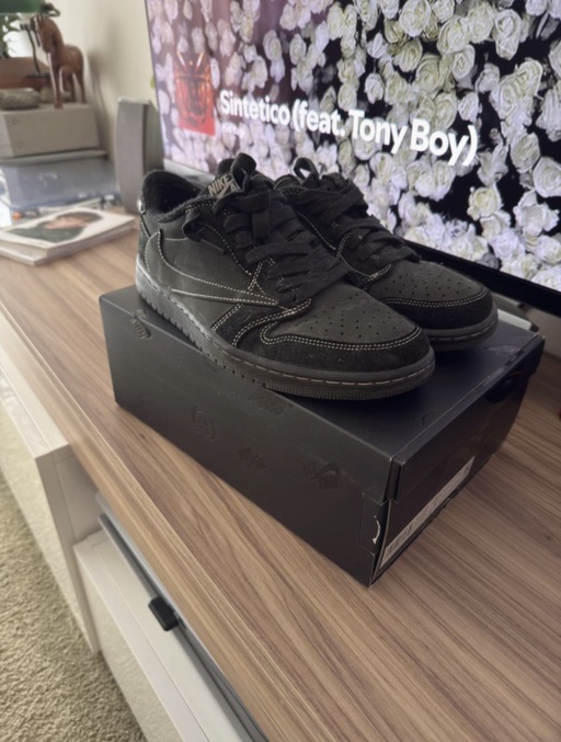 Air Jordan x Travis Scott 1 Low OG 'Black Phantom' (2022)