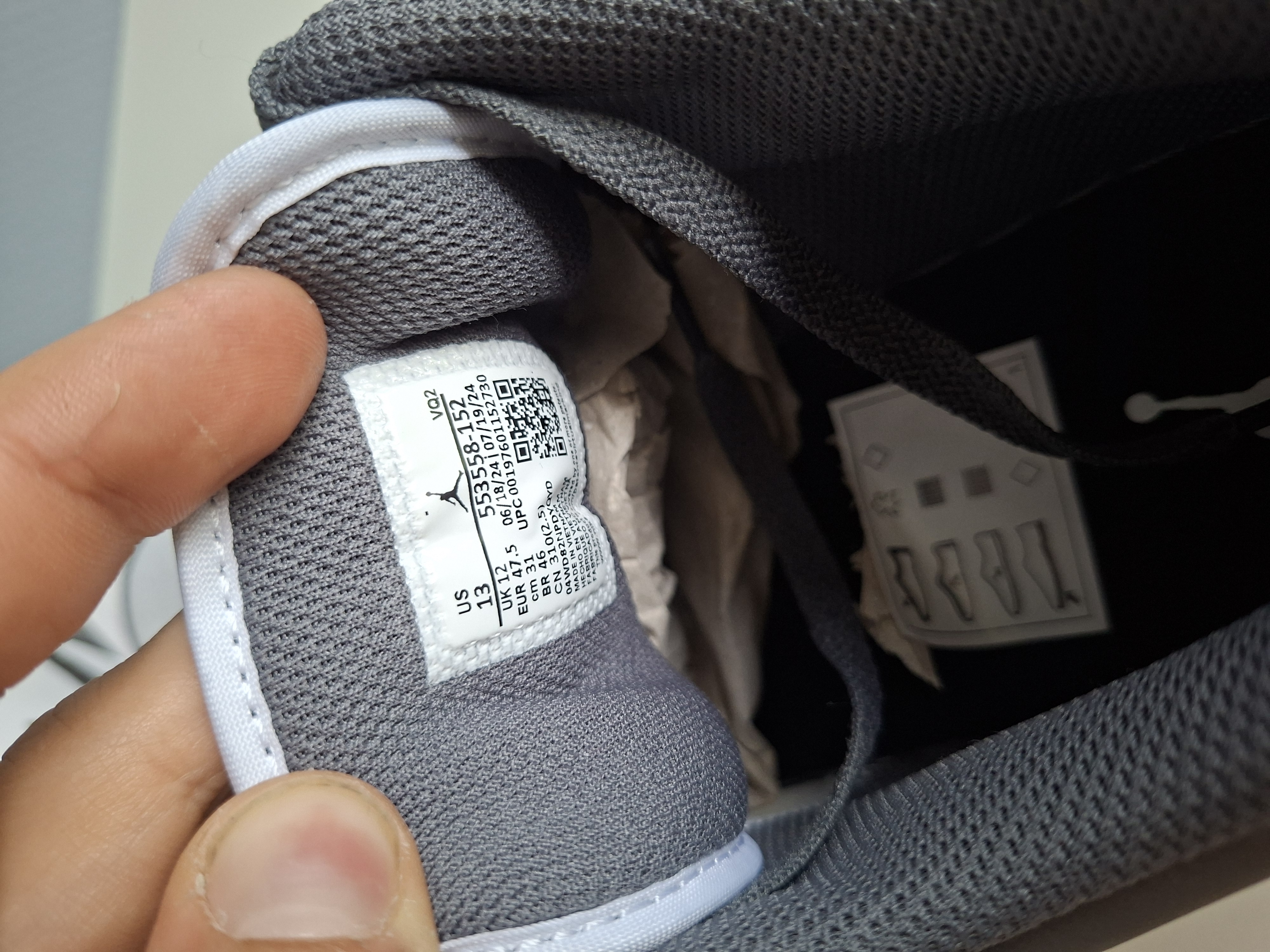 Air Jordan 1 Low 'Iron Grey' (2024) photo 6