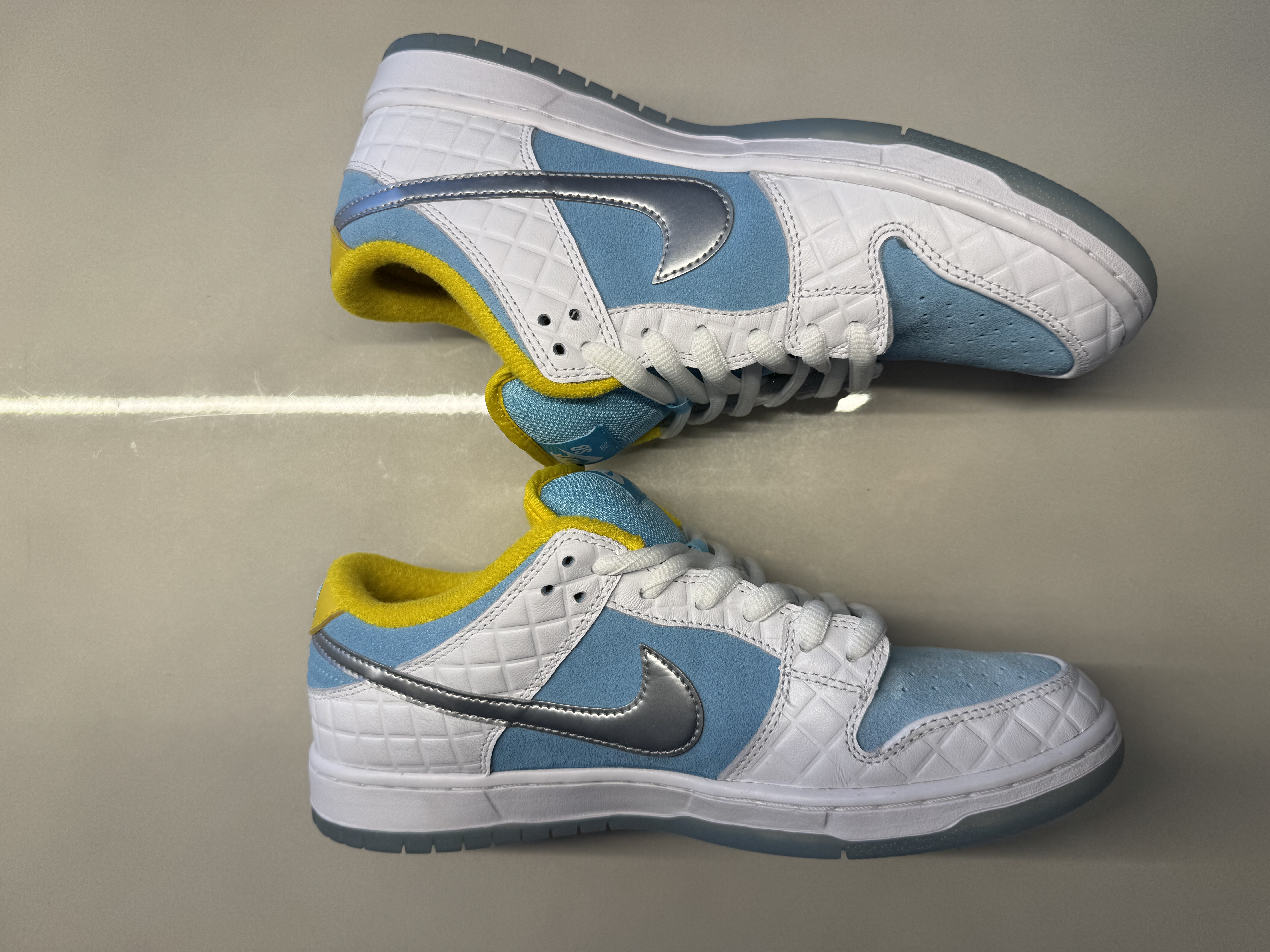Nike x FTC SB Dunk Low Lagoon Blue (2021) photo 2