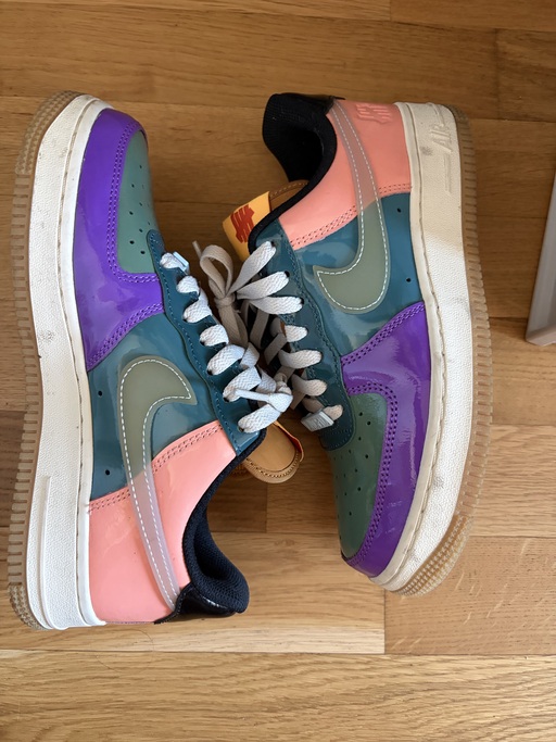 Nike Air Force 1 x Undefeated Low 'Multi Patent' Purple Green (2022)