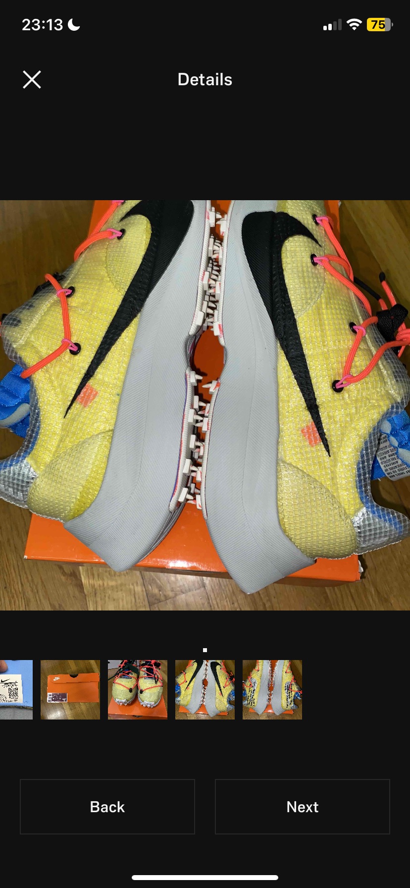Nike x Off-White Zoom Vapor WMNS 'Street Yellow' (2019) photo 9