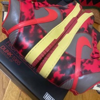 Nike Dunk High 1985 Acid Wash Red (2021) photo 8