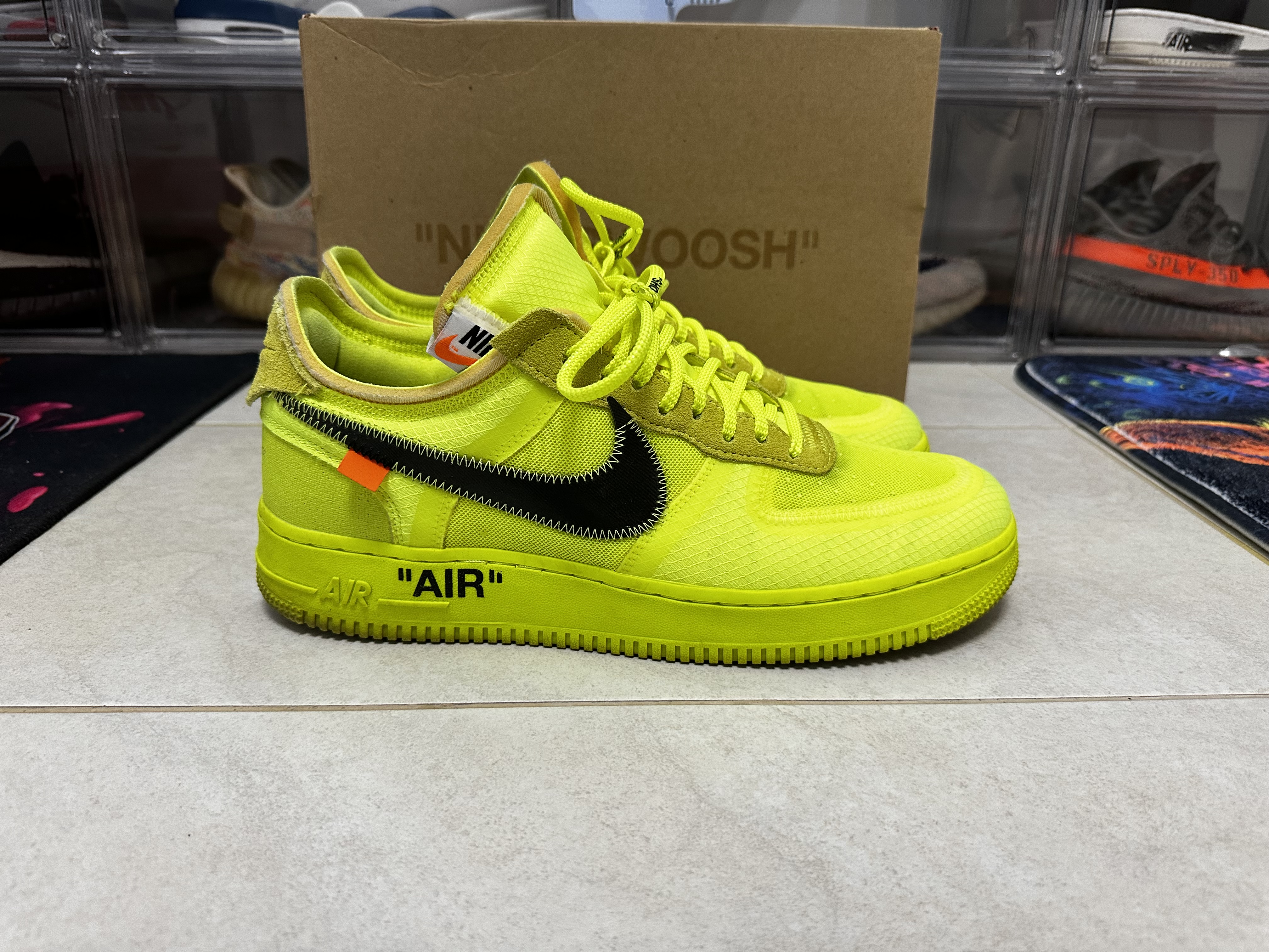 Nike x Off-White Air Force 1 Low 'Volt' (2018) photo 1