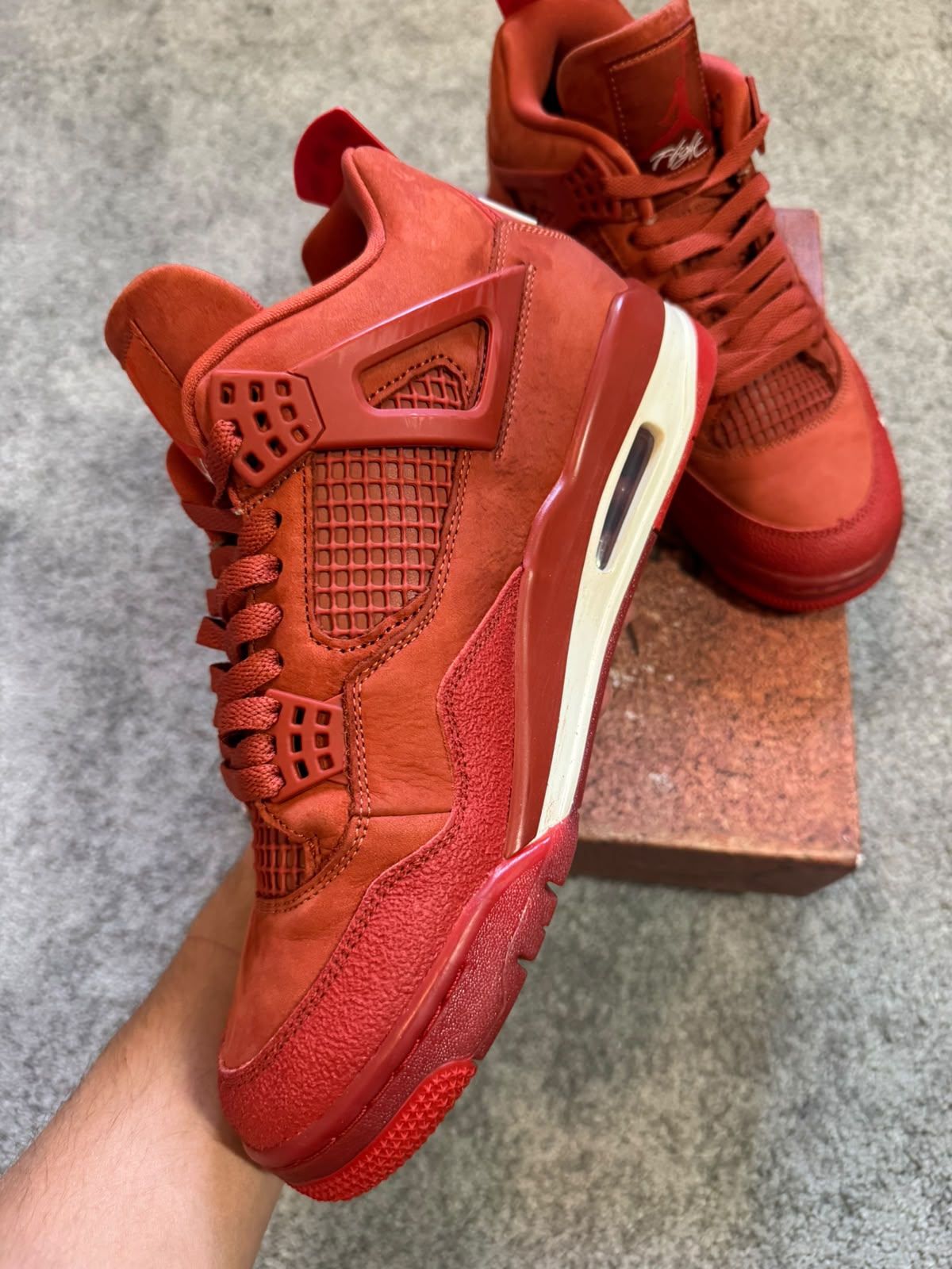 Air Jordan x Nigel Sylvester 4 OG 'Brick By Brick' (2025) photo 2