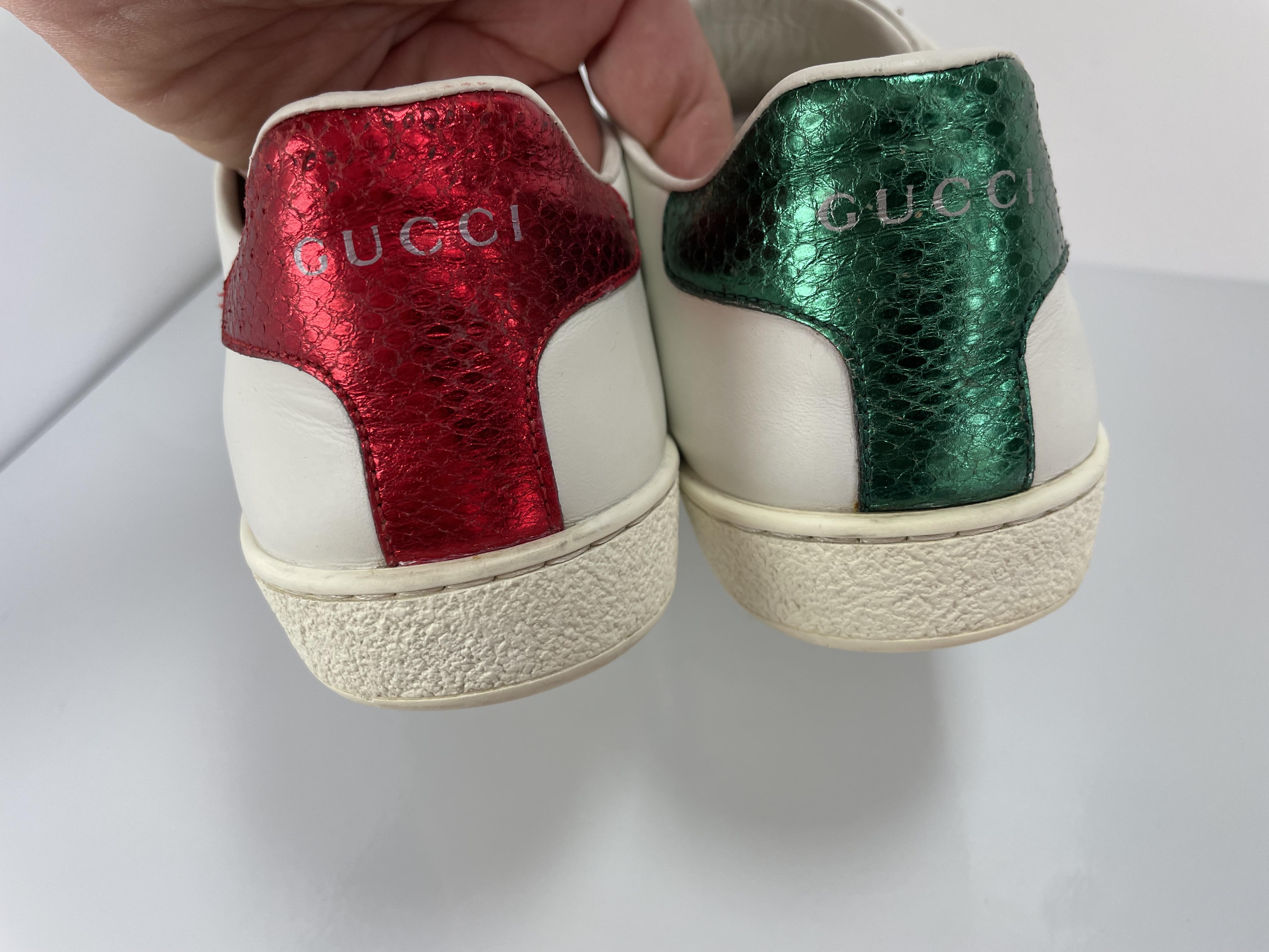 Luxury Gucci Ace Bee White photo 4