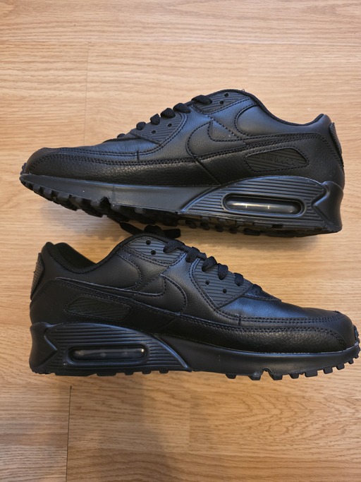 Nike Air Max 90 Leather Triple Black (2020)