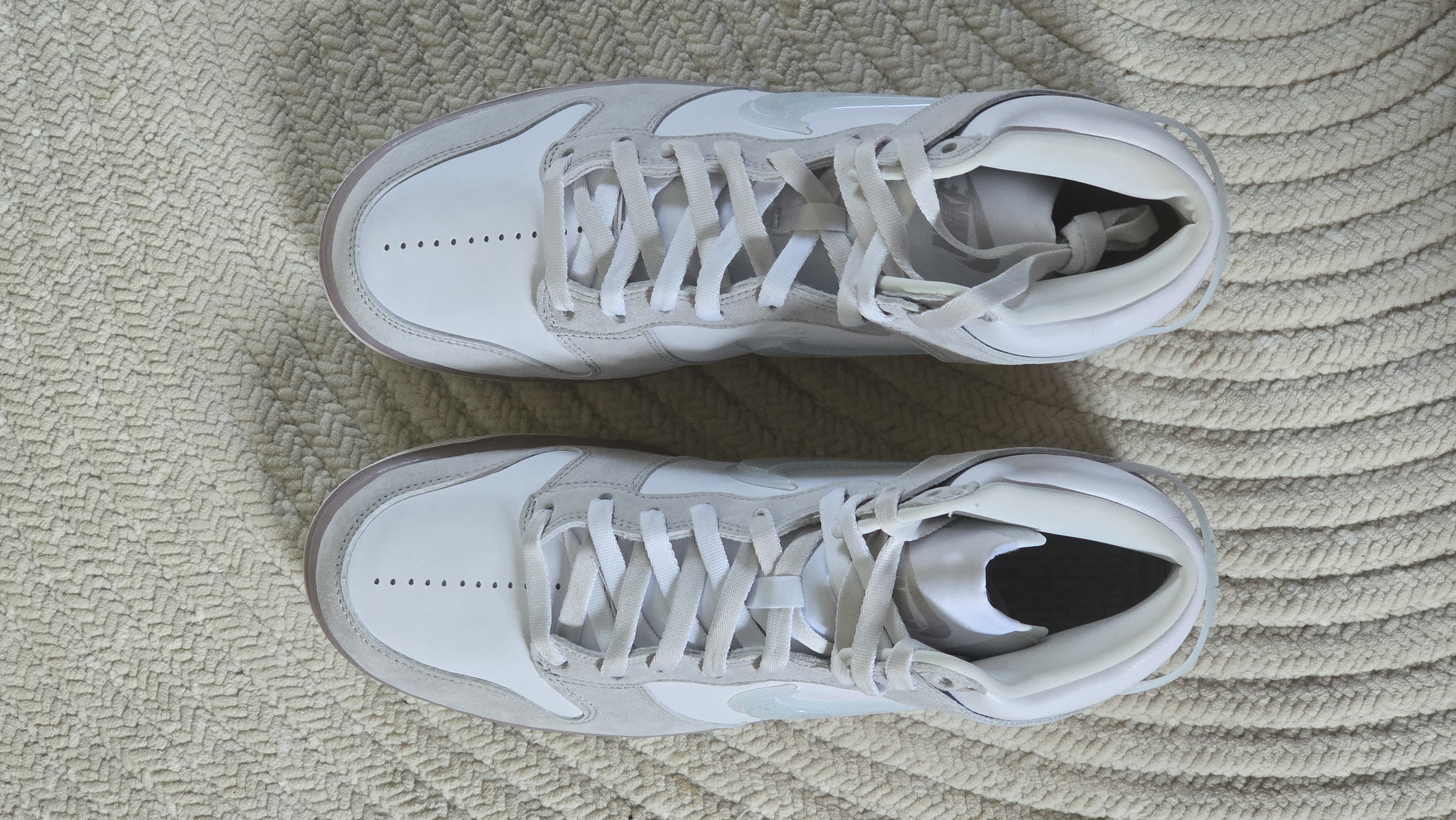 Nike Dunk High Slam Jam White Pure Platinum (2020) photo 3