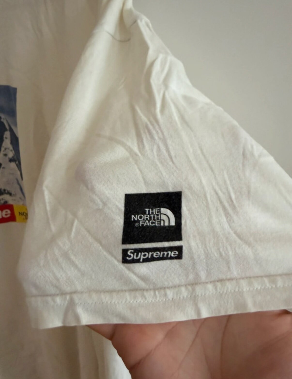 Supreme x The North Face Mountains Tee White (FW21) photo 3