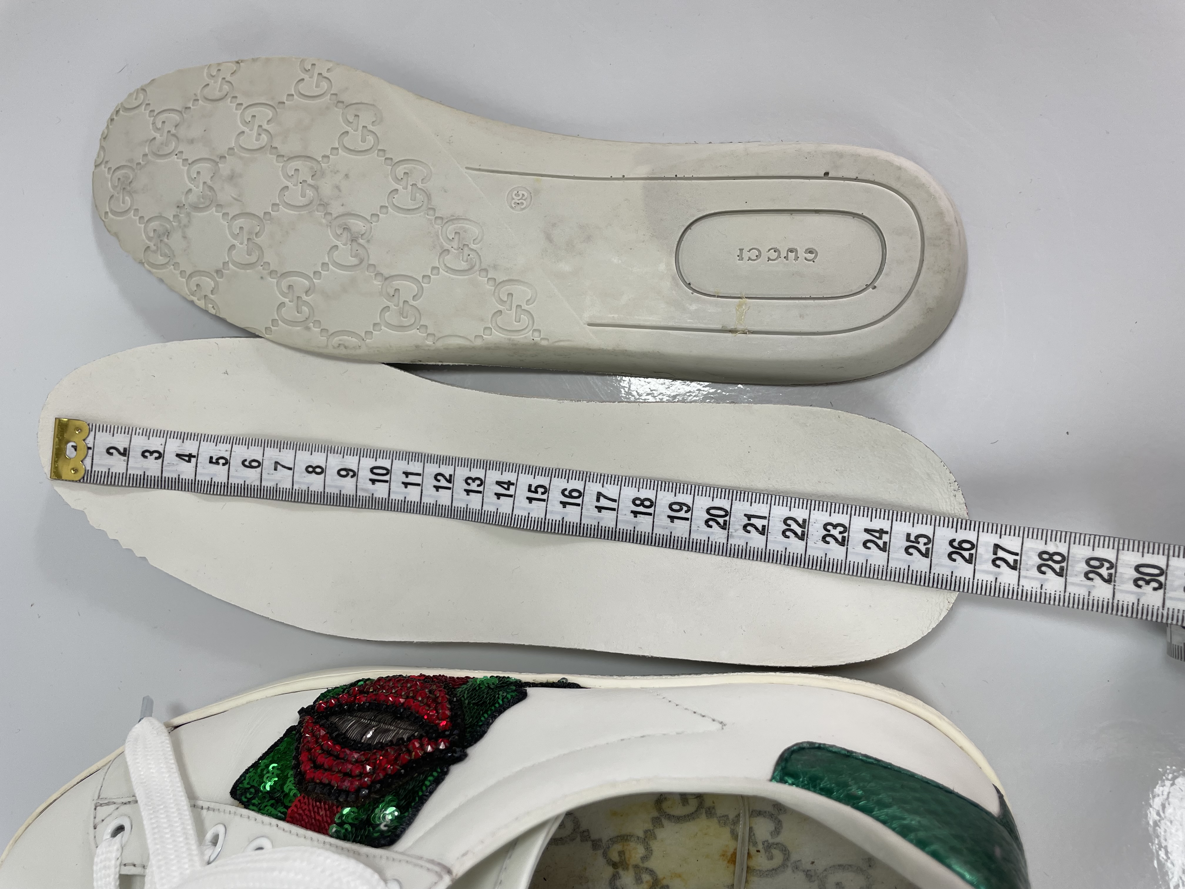 Luxury Gucci Ace Bee White photo 9