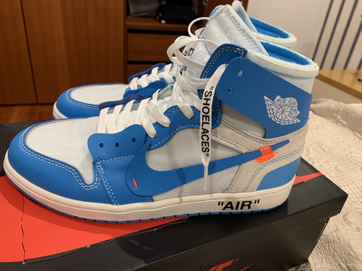 Air Jordan x Off White 1 'Powder Blue' (UNC) (2018)