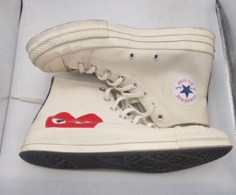 Converse x Comme des Garcons CDG Chuck Taylor High Cream White photo 2