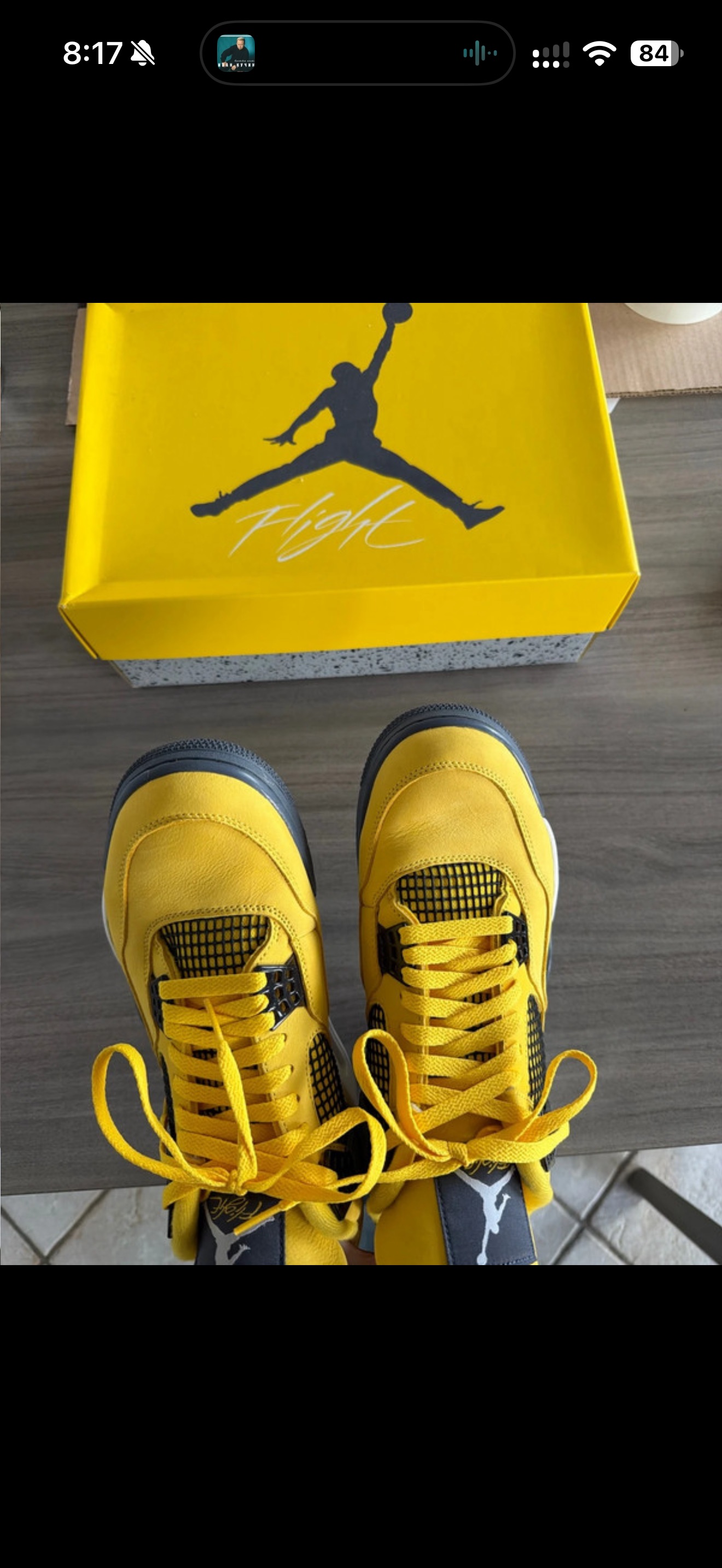 Air Jordan 4 Retro 'Lightning' (2021) photo 10