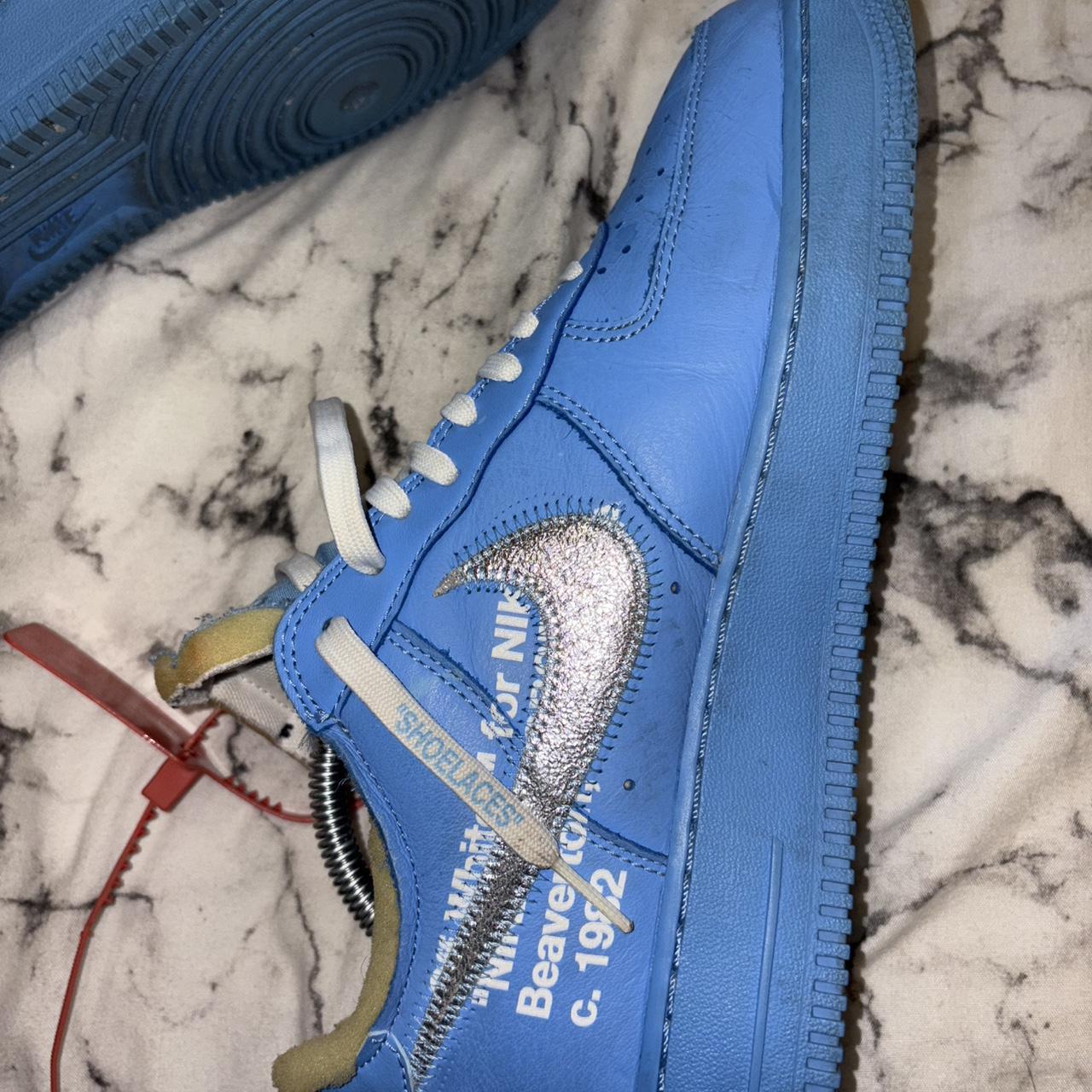 Nike x Off-White Air Force 1 Low MCA University Blue (2019) photo 3