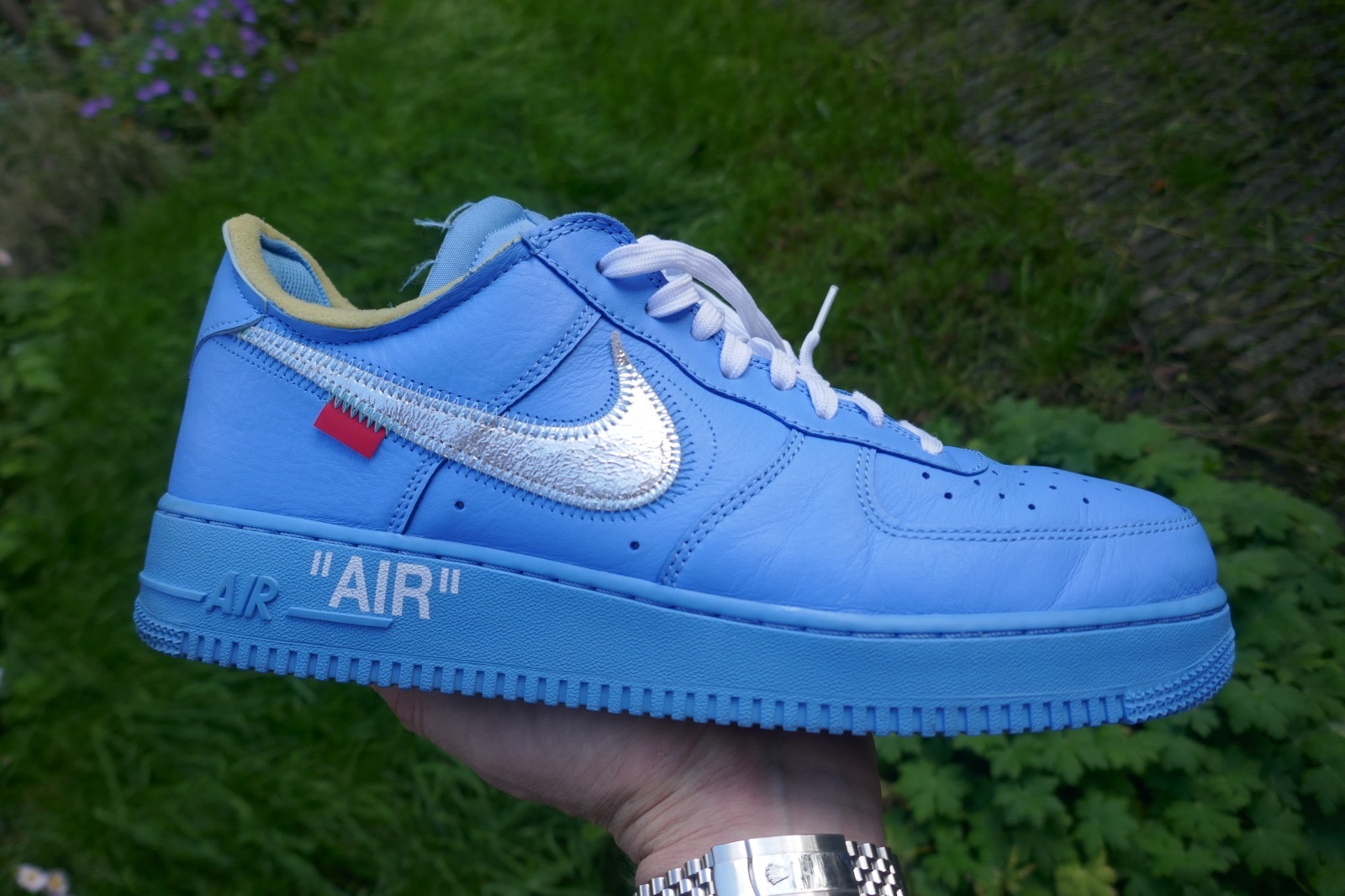 Nike x Off-White Air Force 1 Low MCA University Blue (2019) photo 8