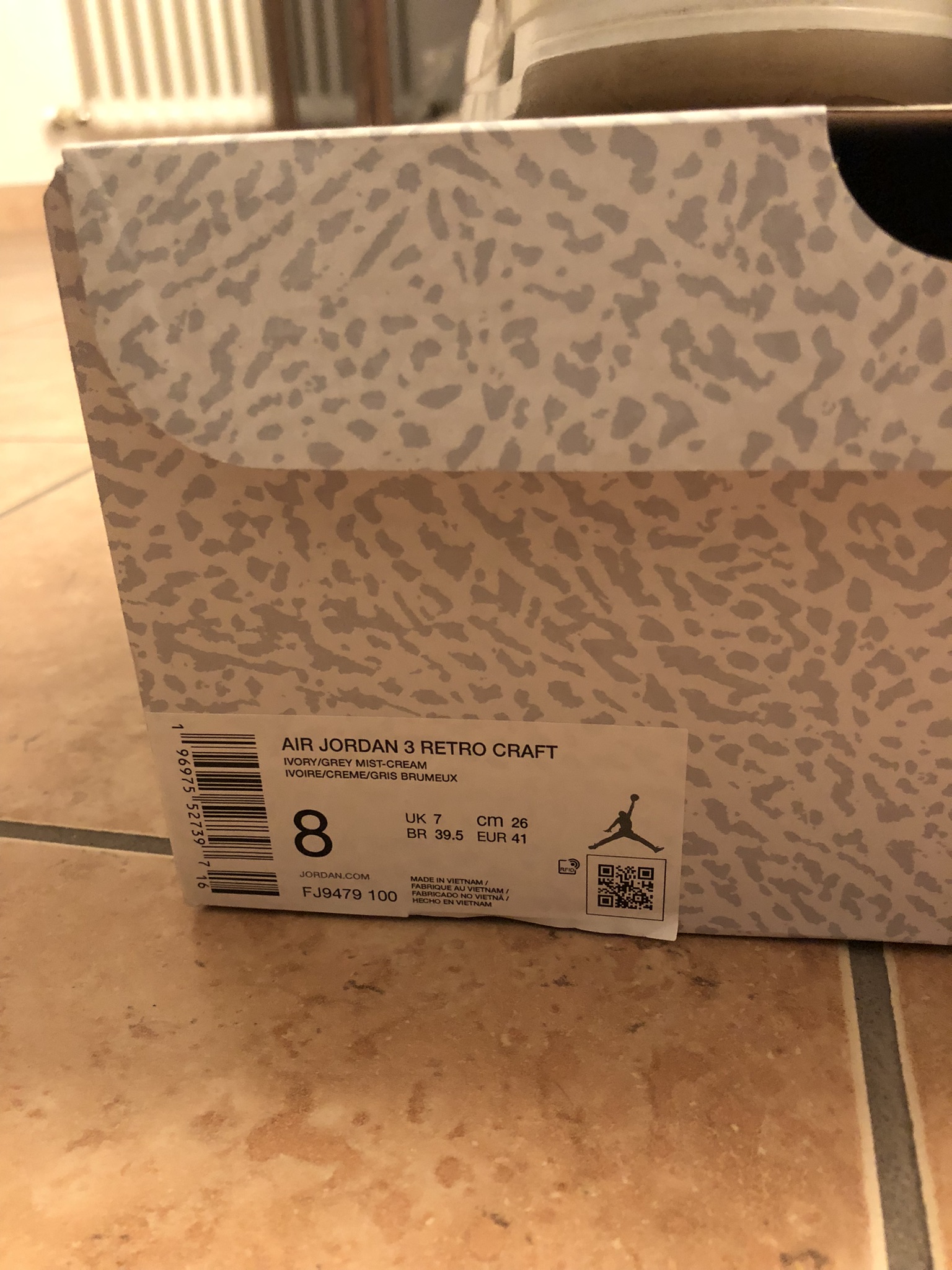Air Jordan 3 Craft 'Ivory' (2024) photo 6