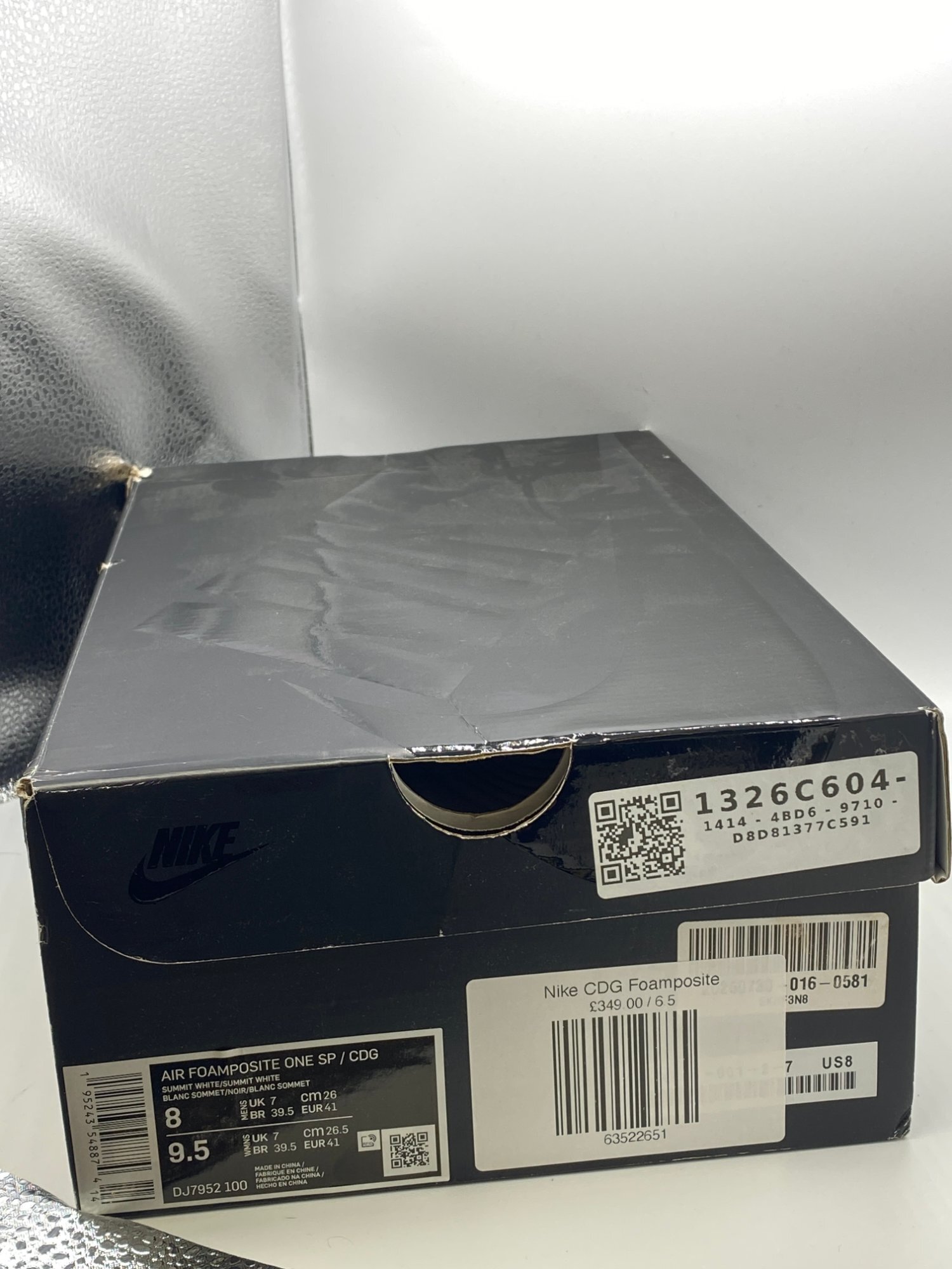 Nike x Comme Des Garcons Homme Plus Air Foamposite One White (2021) photo 7