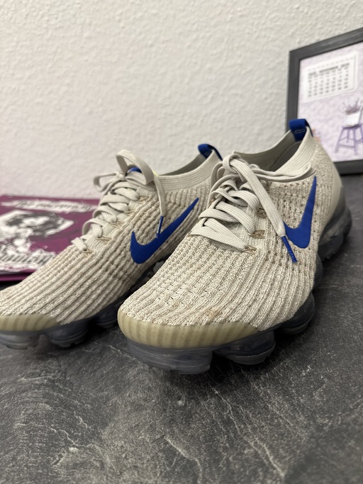 Nike Air Vapormax Flyknit 3 Light Bone Game Royal (2020)