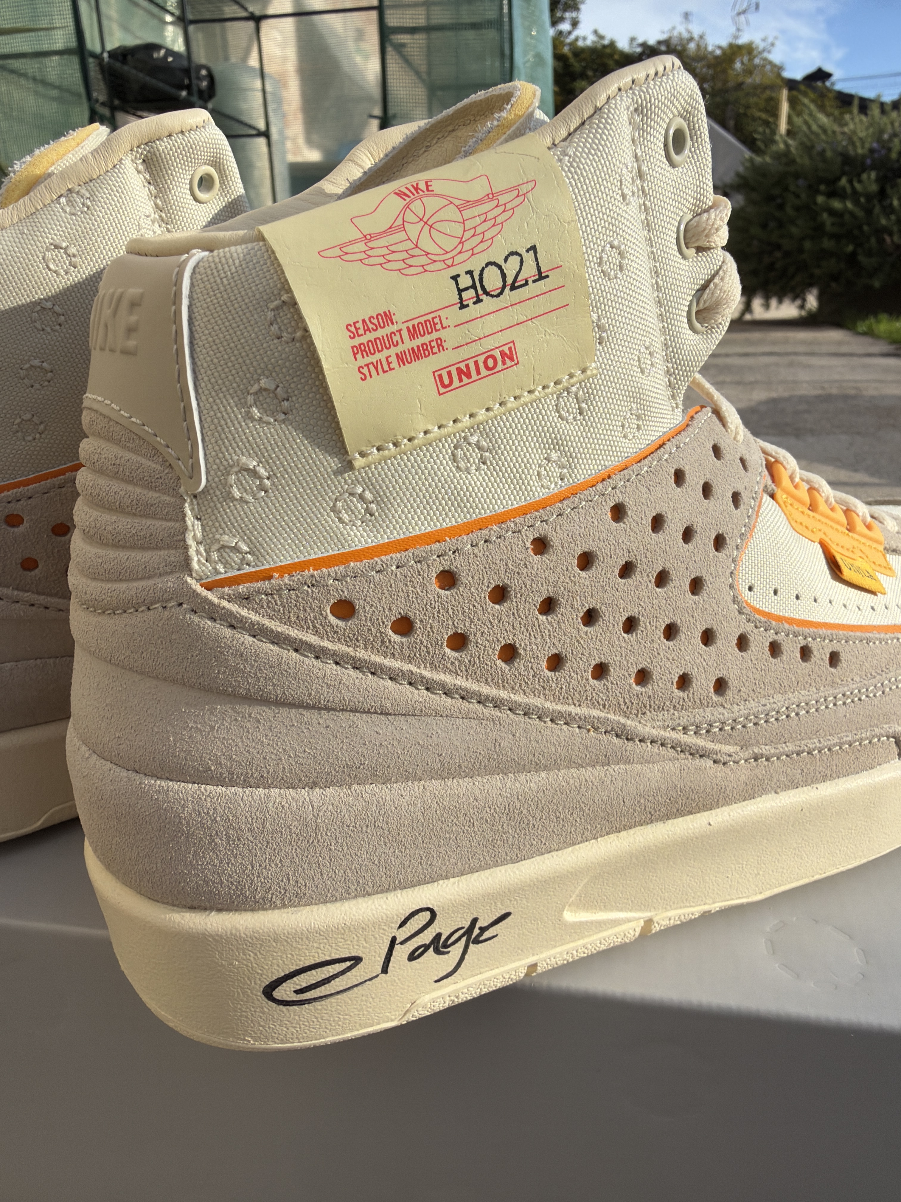 Air Jordan 2 x UNION 'Rattan' (2022) photo 10