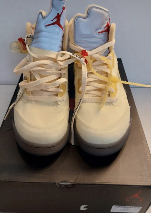 Air Jordan 5 Retro Off-White 'Sail' (2020)