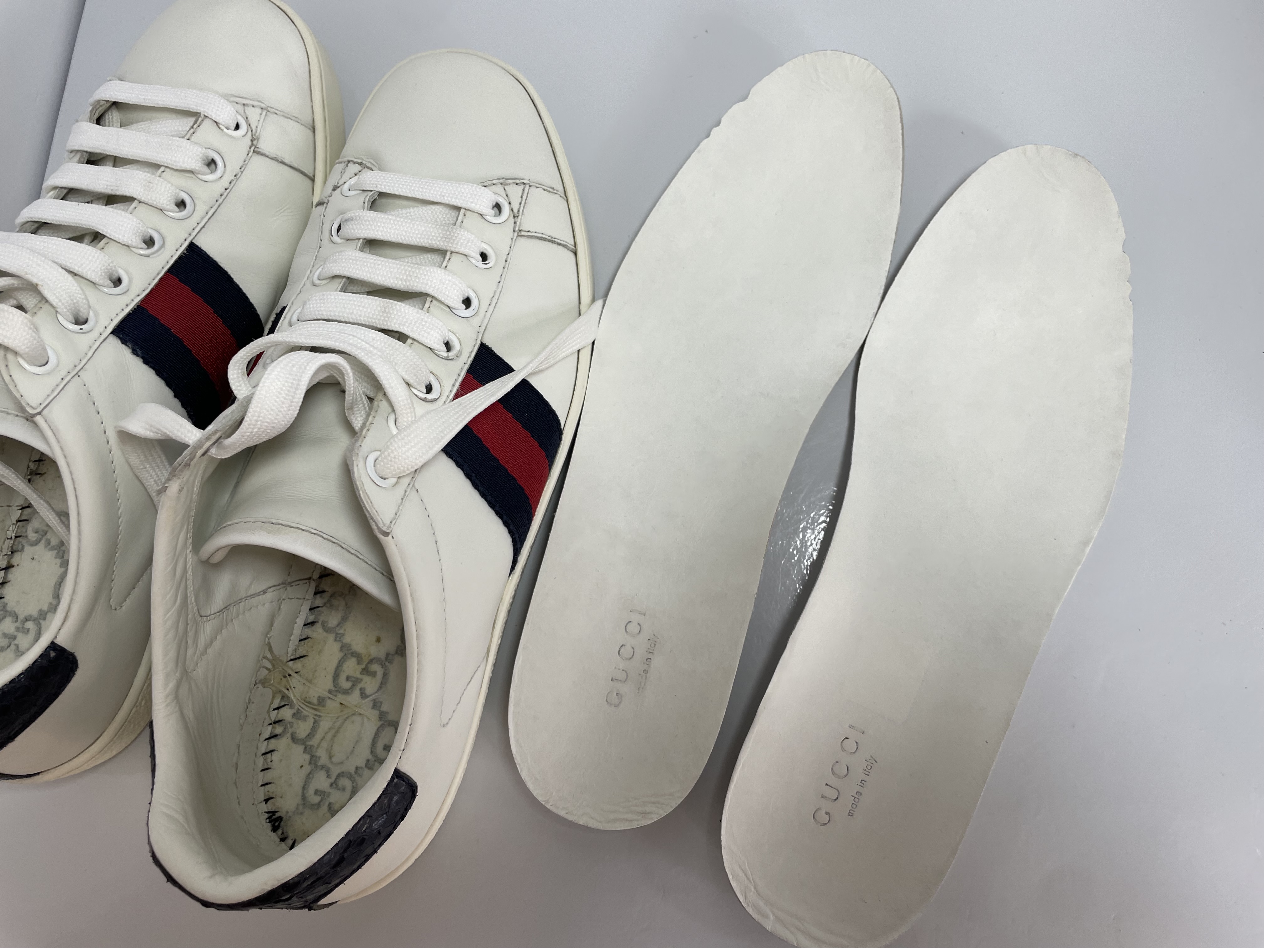 Luxury Gucci Ace Bee White photo 10