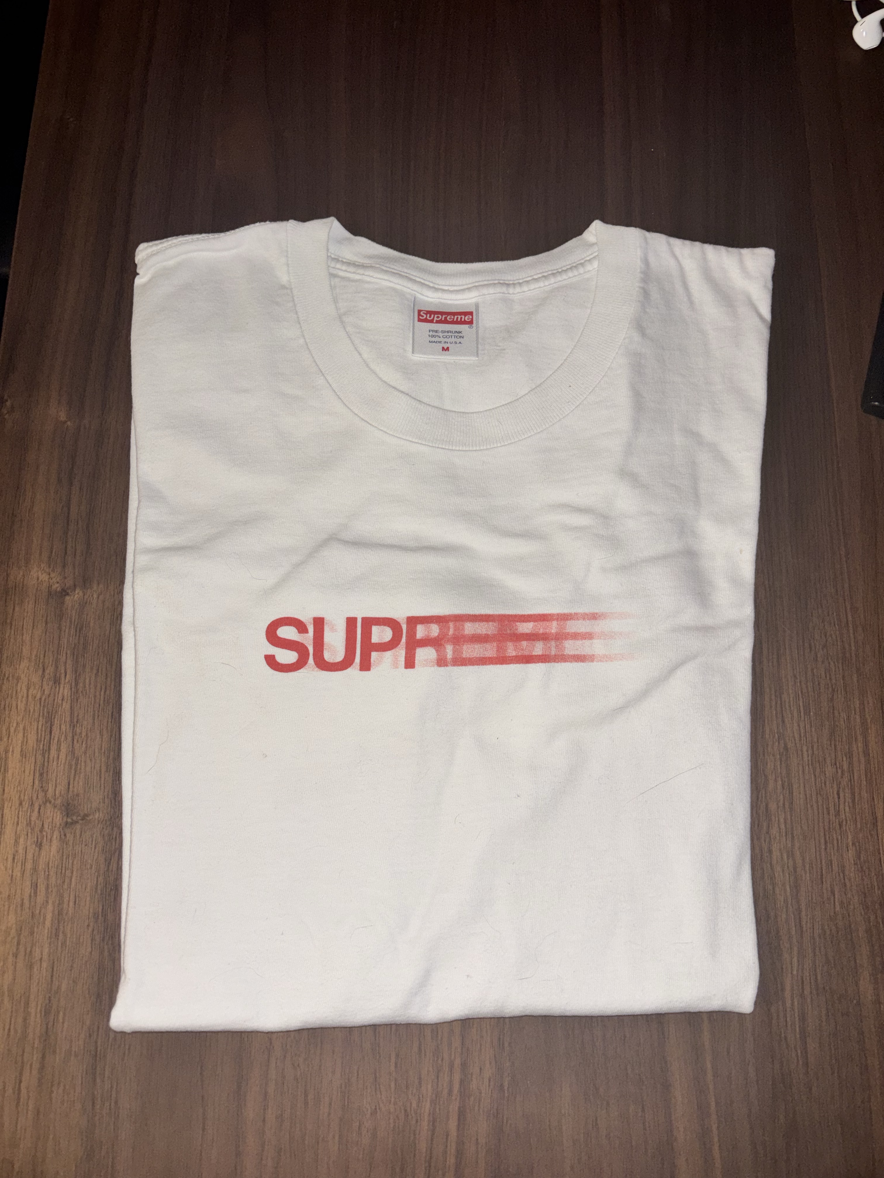Supreme Motion Logo Tee White (SS20) photo 7