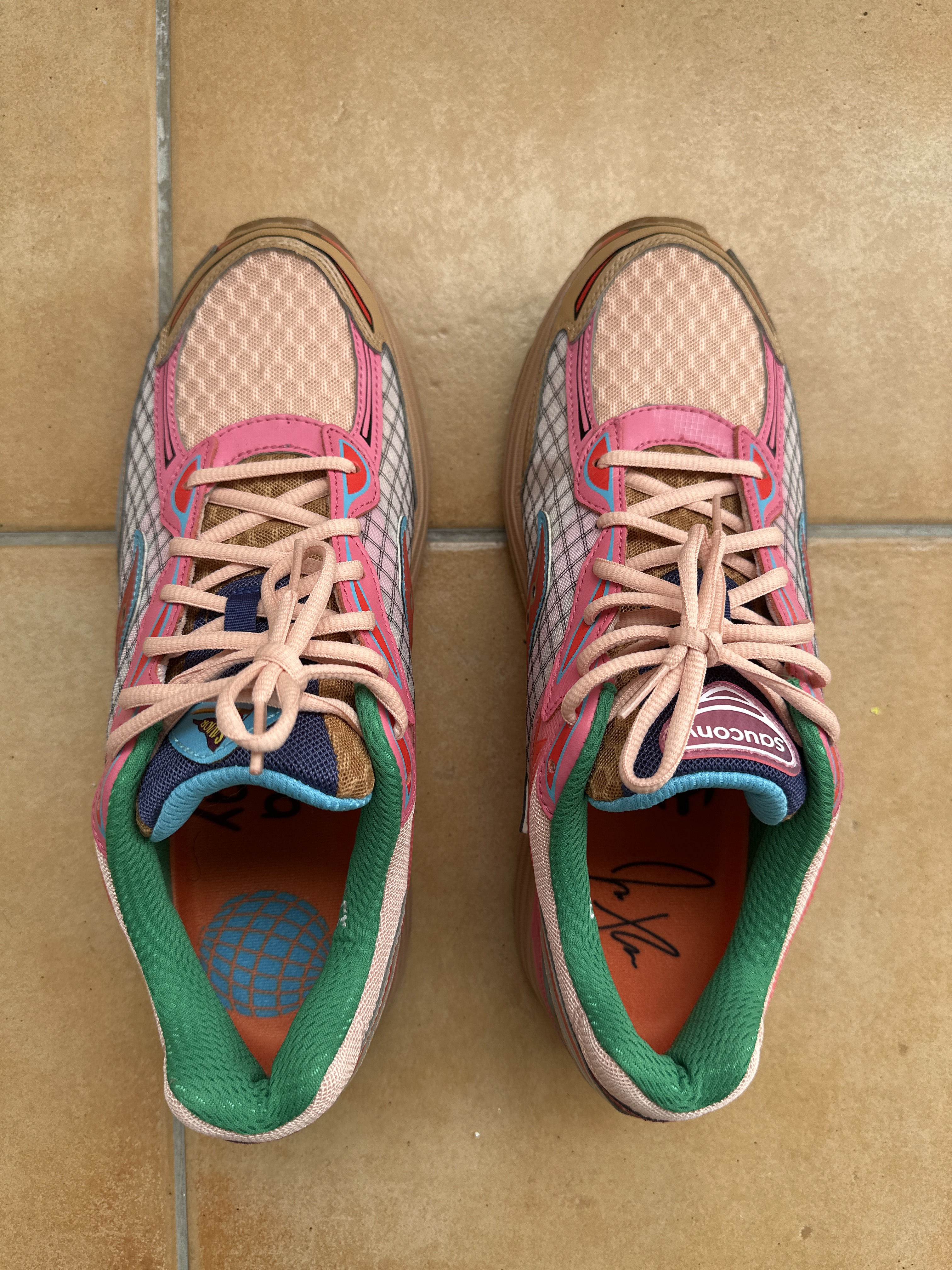 Saucony x Jae Tips ProGrid Omni 9 'To Do List Tan' (2024) photo 3