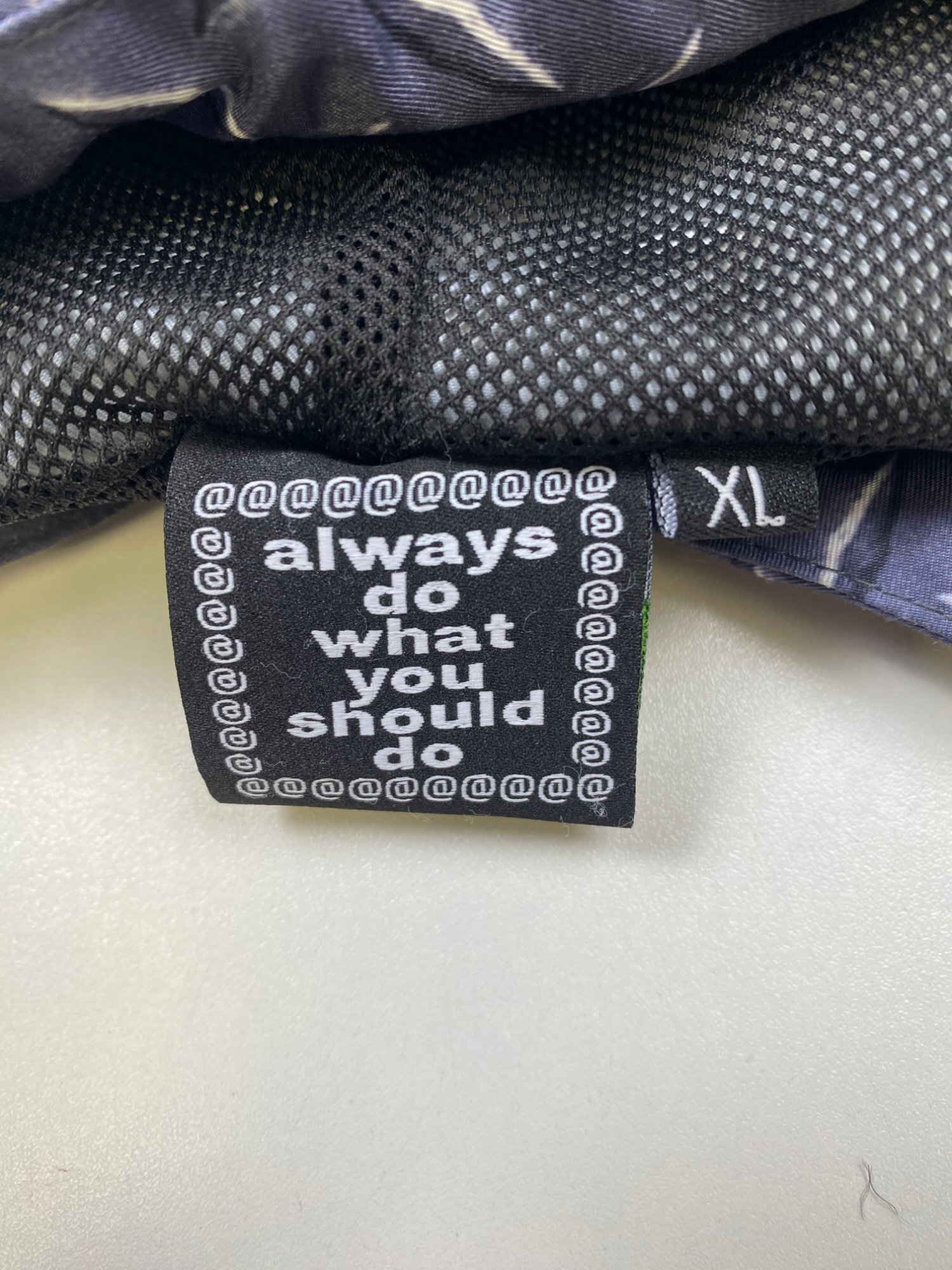 Always Do What You Should Do Diamond Plate Track Jacket photo 3