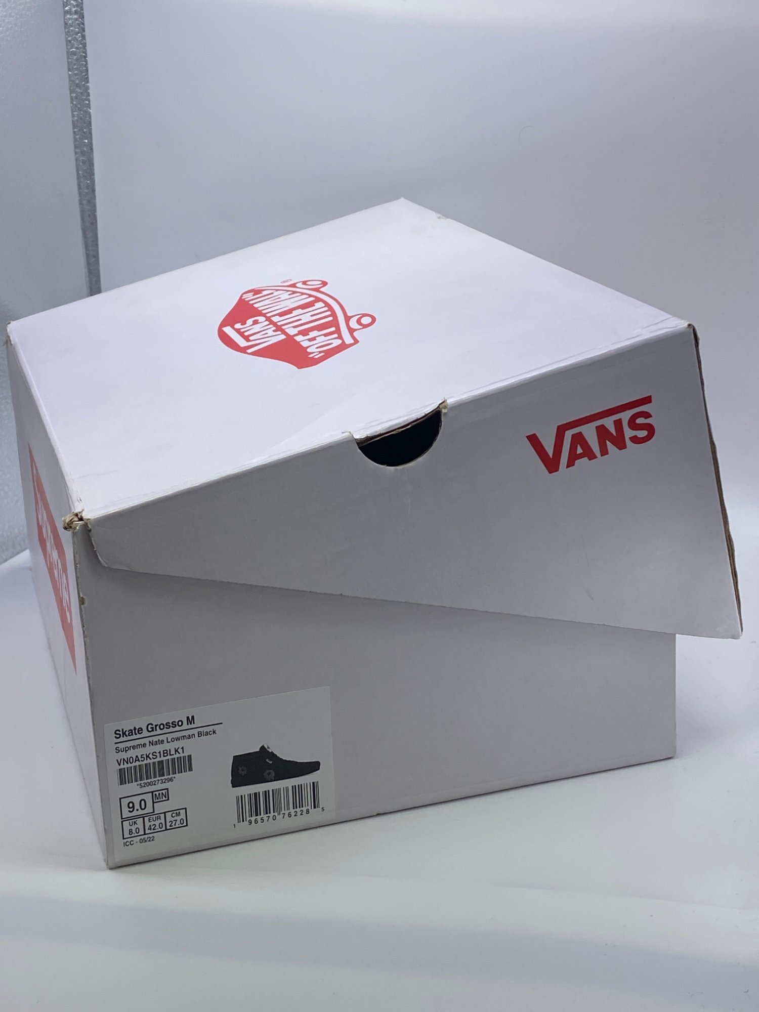 Vans Skate Grosso Mid Supreme x Nate Lowman Black photo 7