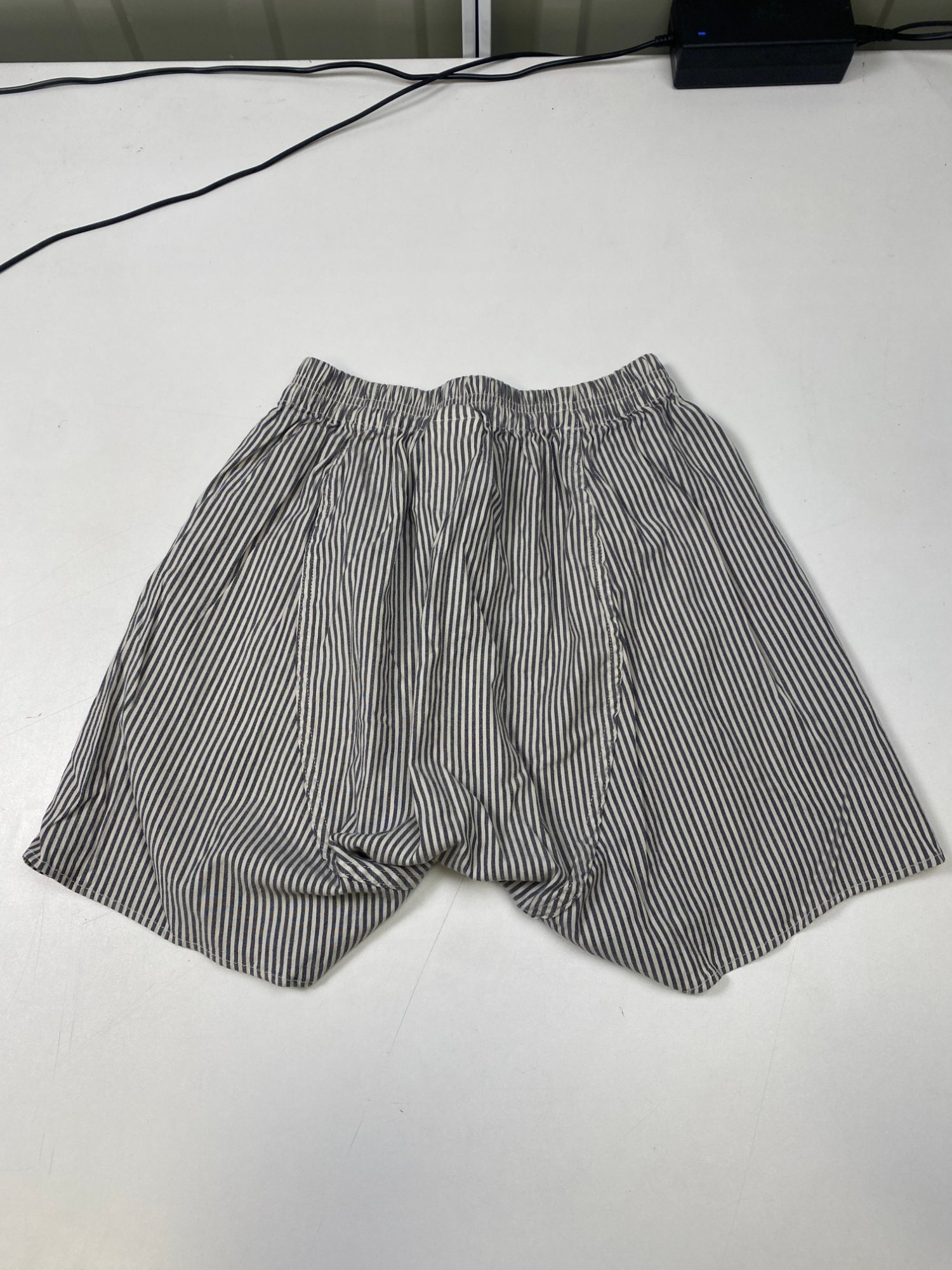 Stüssy x Our Legacy Work Shop Stripe Shorts photo 2