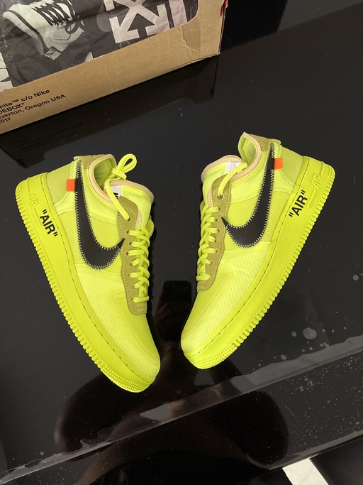 Nike x Off-White Air Force 1 Low 'Volt' (2018)