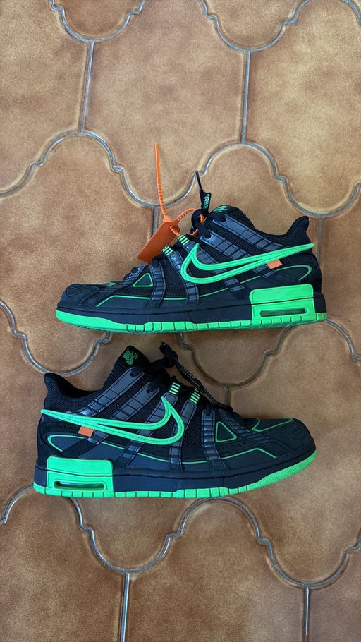 Nike x Air Rubber Dunk Off-White Green Strike (2020)