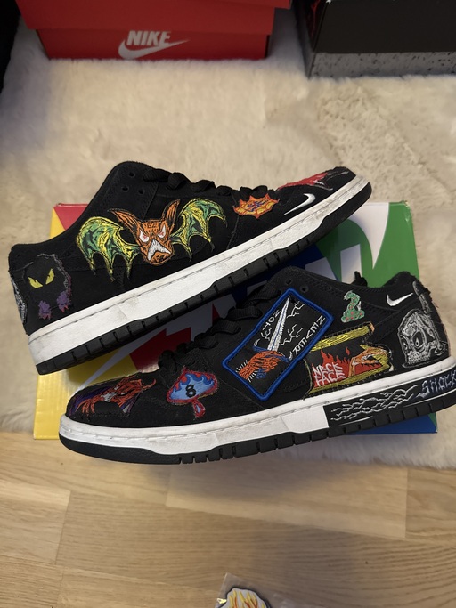 Nike SB x Neckface SB Dunk Low 'Black White' (2022)