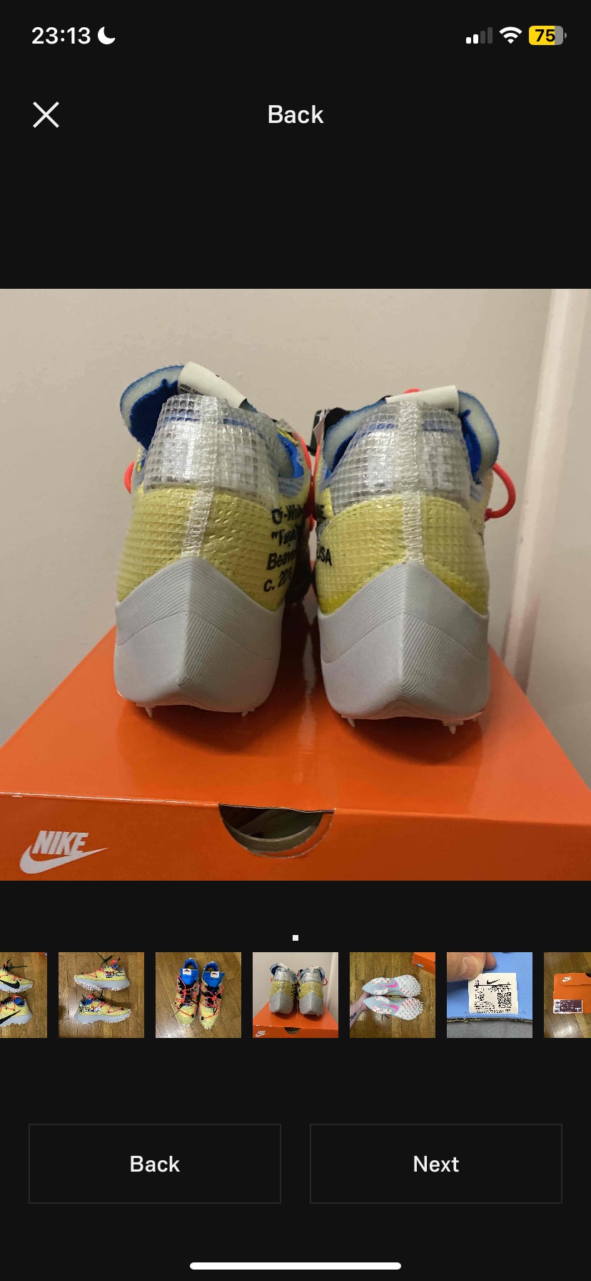 Nike x Off-White Zoom Vapor WMNS 'Street Yellow' (2019) photo 4