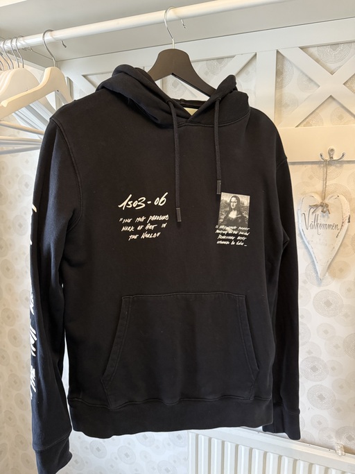 Off White Monalisa Graphic Print Hoodie Black/White (FW20)