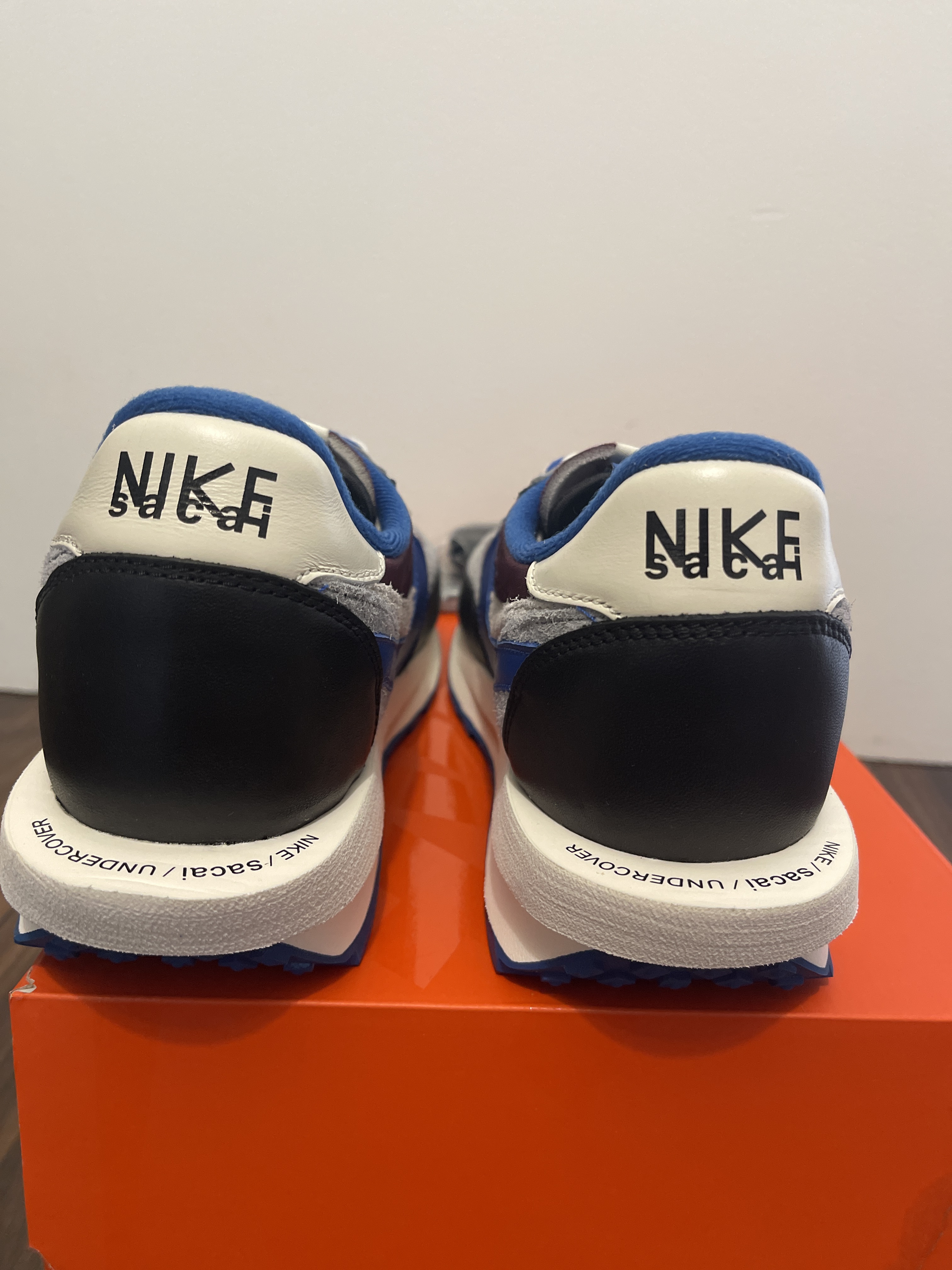 Nike x sacai x UNDERCOVER LDWaffle 'Night Maroon Team Royal' (2021) photo 4