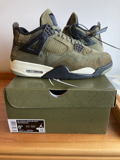 Air Jordan 4 Craft 'Medium Olive' (2023)