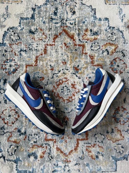 Nike x sacai x UNDERCOVER LDWaffle 'Night Maroon Team Royal' (2021)