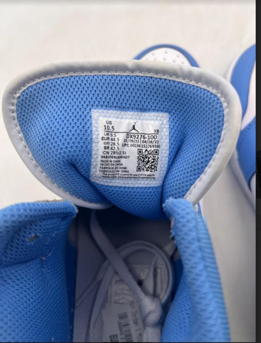 Air Jordan 1 Mid 'University Blue Grey' (2022)