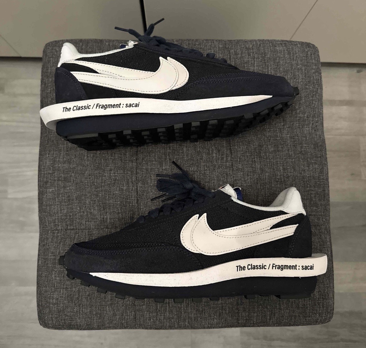 Nike x sacai x Fragment LDWaffle 'Blue Void' (2021) photo 1